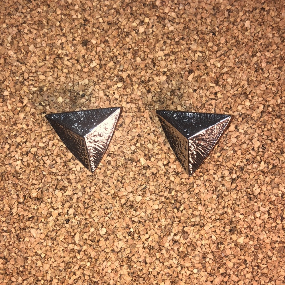 Silver earrings